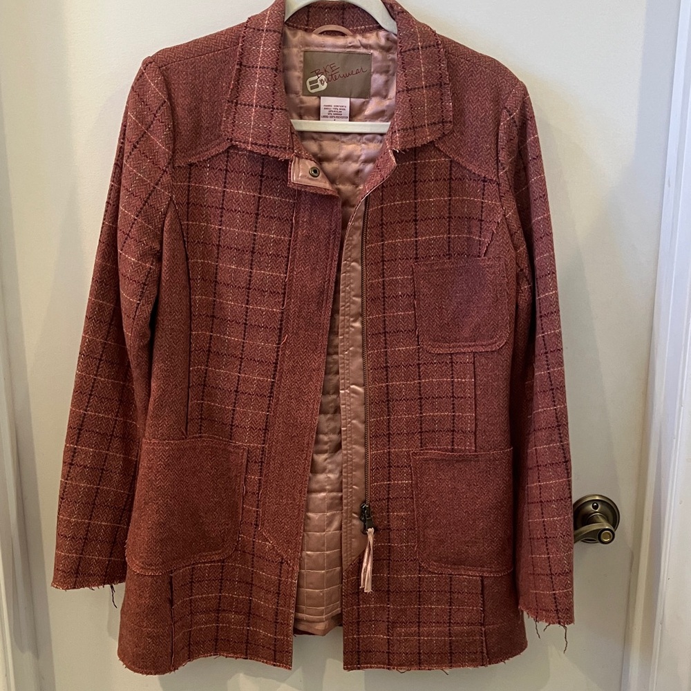 Buckle Women's Brick Checkered Blazer
